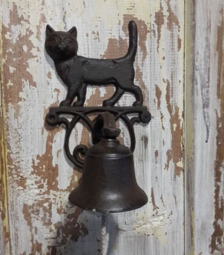 Cast iron Doorbell Cat