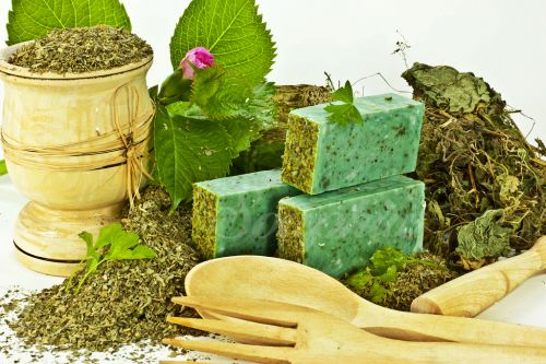 Soaphia Natural Handmade Parsley & Wild Nettles Soap