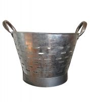 Olive Bucket,Short Size, H:12.80 inch, Olive Basket, Indoor Outdoor Rustic Flower Pot, Farmhouse Decor …