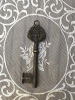 Vintage Handmade Skeleton Key 6.7" Solid Brass