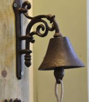 Cast iron Flower style doorbell