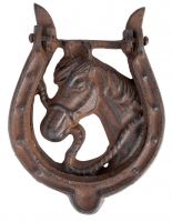 Door knocker horseshoe